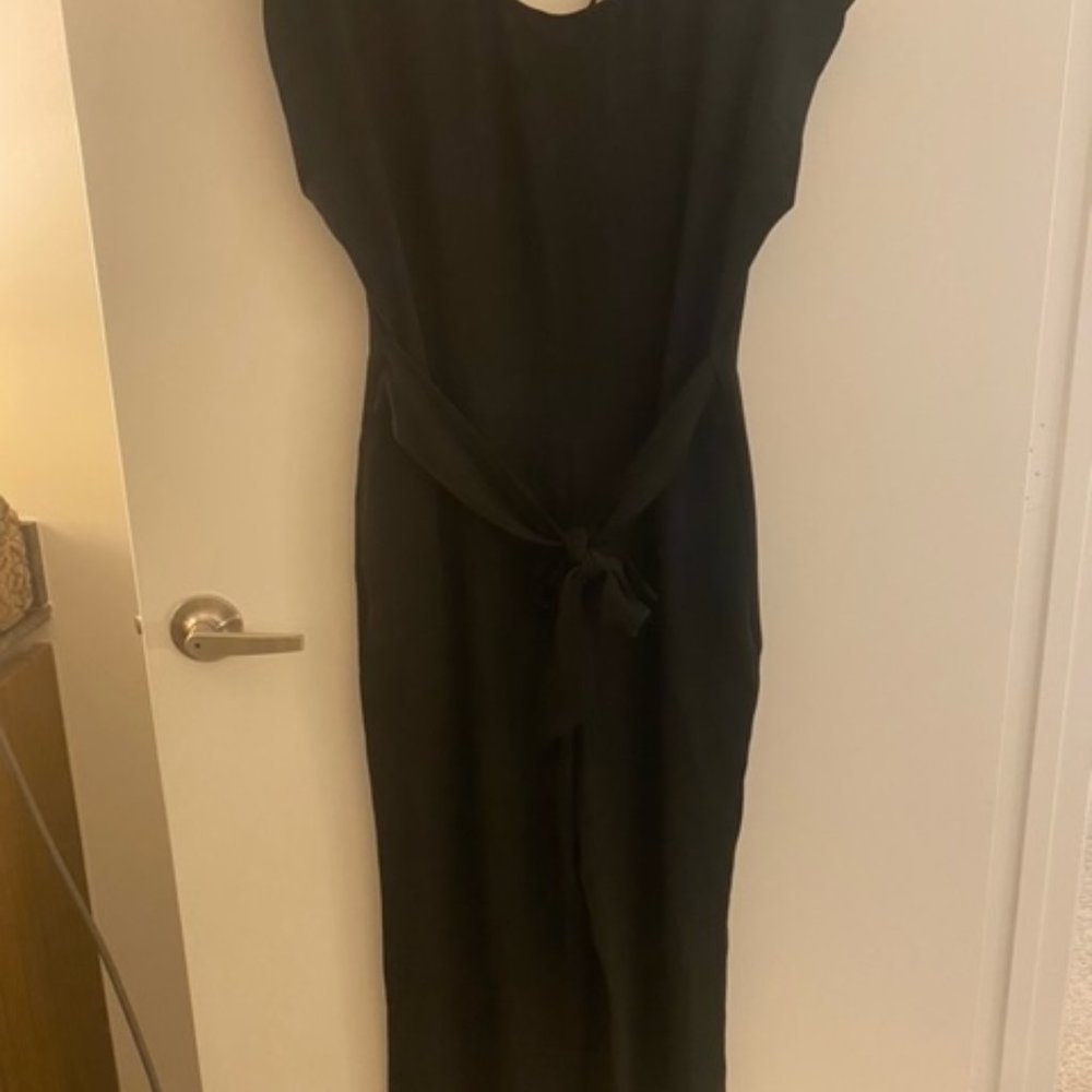 Black pantsuit with pockets